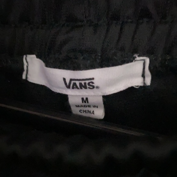 Vans checkered sweatpants, Women's medium, 3/4 button - Picture 7 of 8